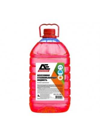 Оптом Стеклоомывающая всесезонная жидкость AUTOEXPRESS  -5С, ПЭТ 4 л AE1105