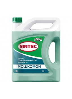 Оптом Стеклоомывающая жидкость Sintec летняя Мошкомой, 4 л 900380