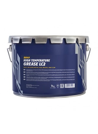 Оптом Термостойкая пластичная смазка MANNOL LC-2 High Temperature Grease 9 кг 261838