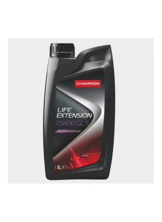 Оптом Трансмиссионное масло CHAMPION LIFE EXTENSION 75W90, полусинтетическое, GL 5, 1 л 8203701