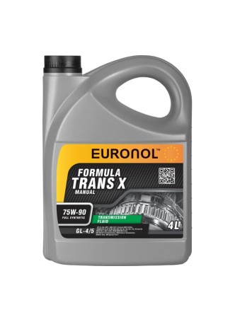 Оптом Трансмиссионное масло EURONOL TRANS X 75w-90, GL-4/5, 4 л 80061