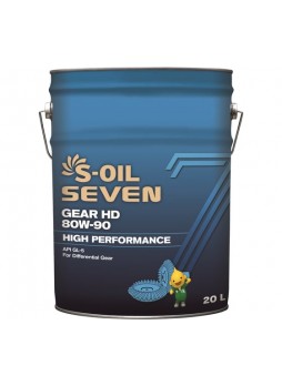 Оптом Трансмиссионное масло GEAR HD 80W-90 20 л S-OIL SEVEN E107806