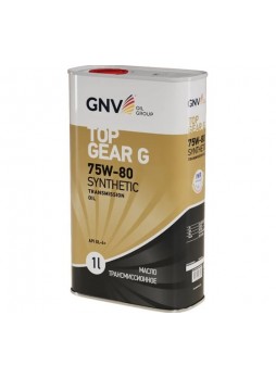 Оптом Трансмиссионное масло GNV Top Gear G Synthetic 75W-80 (мет.канистра 1 л.) API GL-4+ GTG1G72015G40007580001