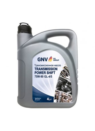 Оптом Трансмиссионное масло GNV Transmission Power Shift 75W-90, GL-4/5 4 л GTP1072010016547590004