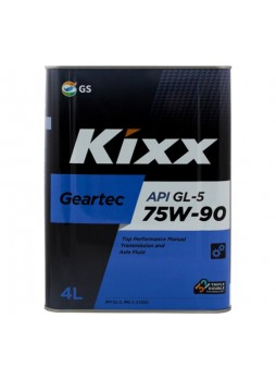 Оптом Трансмиссионное масло KIXX GEARTEC 75W90, полусинтетическое, 4 л L296244TE1