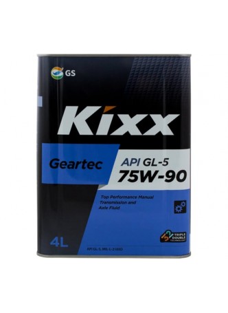Оптом Трансмиссионное масло KIXX GEARTEC 75W90, полусинтетическое, 4 л L296244TE1
