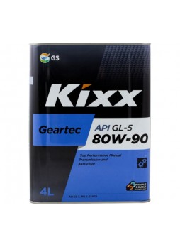 Оптом Трансмиссионное масло KIXX GEARTEC 80W90, полусинтетическое, 4 л L298344TE1