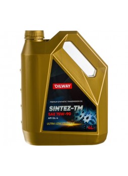 Оптом Трансмиссионное синтетическое масло OILWAY Sintez-TM 75w90 GL4, 4 л 4640076019641