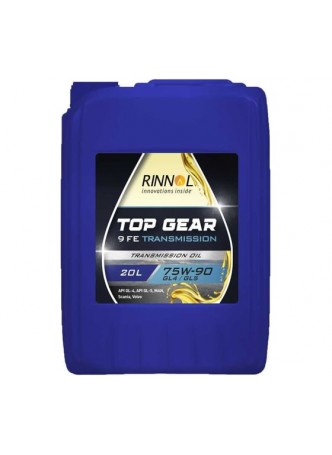 Оптом Трансмиссионное синтетическое масло RINNOL TOP GEAR 9 FE 75W90, GL4/GL5, 20 л 100858