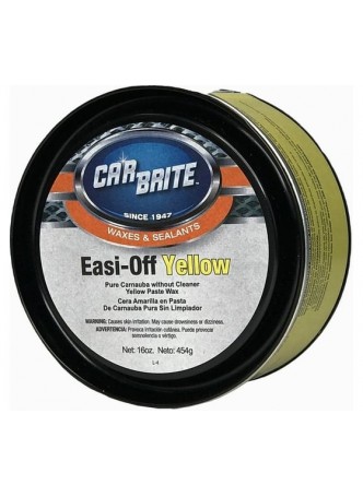 Оптом Твердый воск для защиты кузова с воском карнауба AMR Car brite easi-off yellow 454г CBO1A010-01