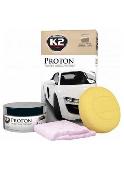 Оптом Твердый воск с карнаубой K2 GOLD PROTON, 200 мл + аппликатор G040
