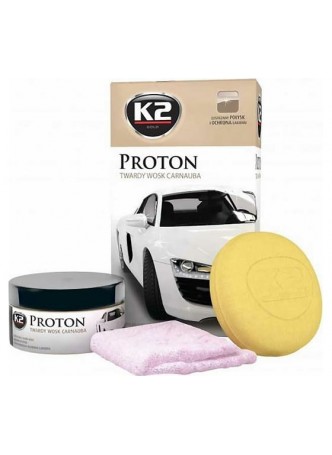Оптом Твердый воск с карнаубой K2 GOLD PROTON, 200 мл + аппликатор G040