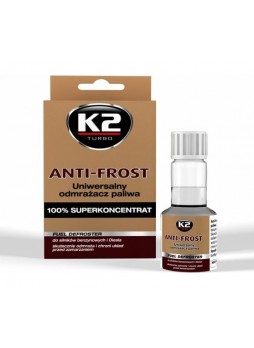 Оптом Удалитель влаги из бензобака K2 ANTI FROST присадка в топливо, 50 мл T313