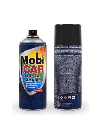 Оптом Универсальная эмаль Mobicar 520 мл RAL 9004 сигнальный черный матовый 0505-9004 МС