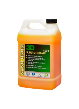 Оптом Универсальный очиститель салона 3D Super Citrus APC 1091G01 3.78 л 020496