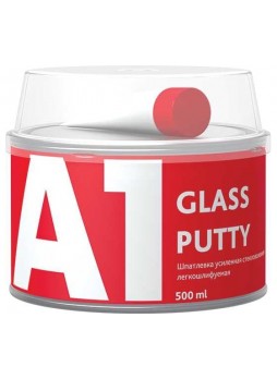Оптом Усиленная шпатлевка из стекловолокна А1 GLASS PUTY 500 мл, 0.9 кг S1-301GG-0500