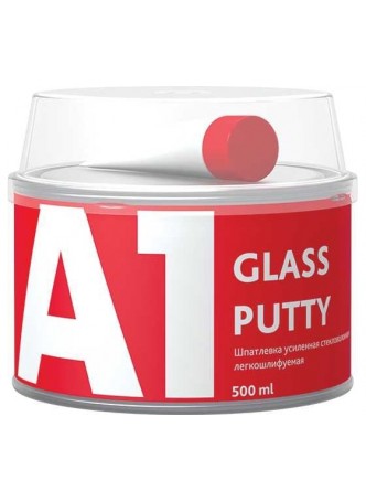 Оптом Усиленная шпатлевка из стекловолокна А1 GLASS PUTY 500 мл, 0.9 кг S1-301GG-0500