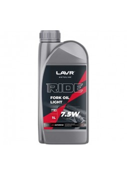 Оптом Вилочное масло LAVR RIDE Fork oil 7,5W MOTO, 1 л Ln7783