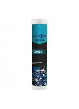 Оптом Высокотемпературная многоцелевая смазка TITAN LOCK TOPAZ (LGWA 2) +180 С, синяя, туба 400 мл TLGREASE-TZ04