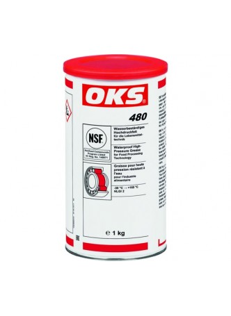 Оптом Водостойкая смазка с пищевым допуском для высоких нагрузок OKS 480, банка 1кг 339553