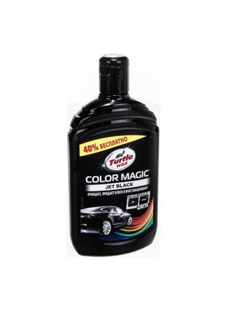 Оптом Восковой автополироль (черный) 500 мл Turtle Wax COLOR MAGIC JET BLACK WAX 53237