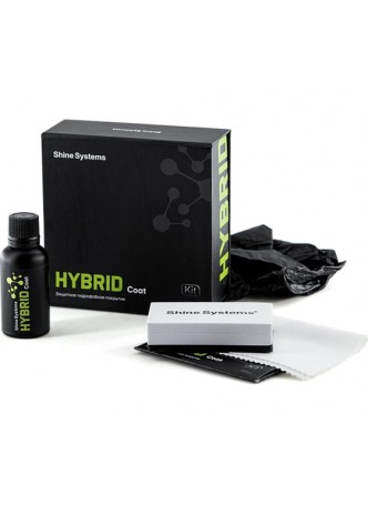 Оптом Защитное гидрофобное покрытие для кузова Shine systems HYBRID Coat 30 мл, набор SS478