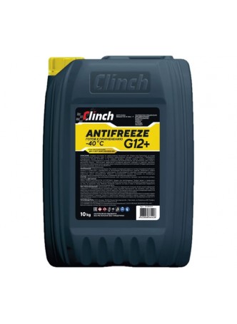 Оптом Желтый антифриз Clinch ORGANIC ADDITIVES G12+ -40C, канистра 10 кг 3112410Y
