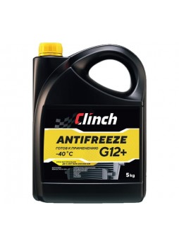 Оптом Желтый антифриз Clinch ORGANIC ADDITIVES G12+ -40C, канистра 5 кг 311245Y