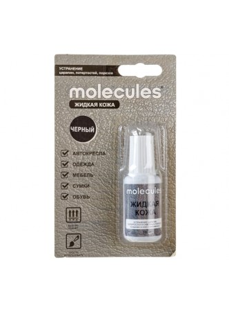 Оптом Жидкая кожа Molecules чёрный KMLS730