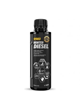Оптом Зимний антигель дизельного топлива MANNOL WINTER DIESEL, 250 мл 2127