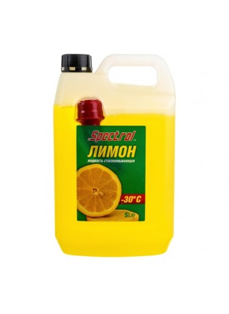 Оптом Зимняя стеклоомывающая жидкость Spectrol Лимон - 30С, 5 л 9642