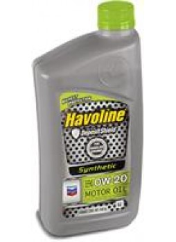 Масло моторное синтетическое "HAVOLINE SYNTHETIC M/O 0W-20", 0.946л
