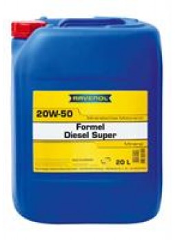 Масло моторное минеральное "Formel Diesel Super 20W-50", 20л