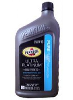 Масло моторное синтетическое "Ultra Platinum Full Synthetic Motor Oil (Pure Plus Technology) 0W-40", 0.946л