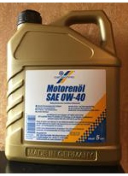 Масло моторное синтетическое "Motoroil 0W-40", 5л