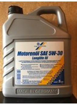 Масло моторное синтетическое "Motoroil Longlife III 5W-30", 5л