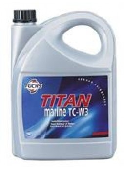 Масло моторное синтетическое "TITAN MARINE TC-W3", 5л