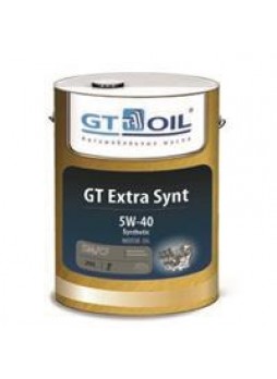 Масло моторное синтетическое "GT Extra Synt 5W-40", 20л