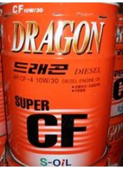 Масло моторное полусинтетическое "Dragon Super Diesel CF 10W-30", 20л