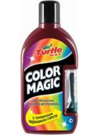 Цветообогащенный восковой автополироль Color Magic Plus DARK RED (темно-красный), 0.5 л. оптом