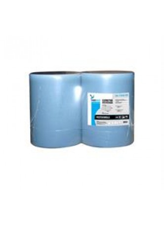 Салфетка протирочная / бумага / голубая / рулон / 2сл. , 35*37 см,1000л, 38 г/м2 оптом