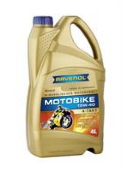 Масло моторное минеральное "Motobike 4-T Mineral 15W-40", 4л