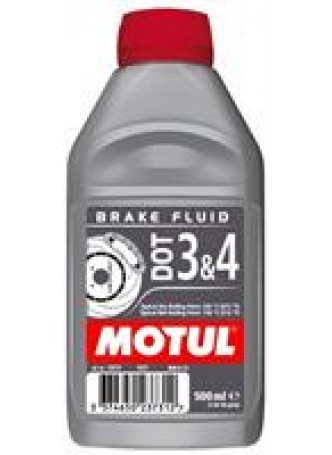 Жидкость тормозная DOT 3/4, "BRAKE FLUID", 0.5л