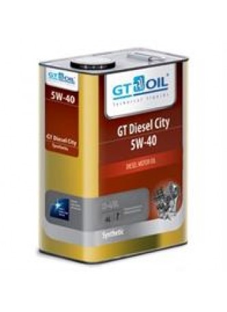 Масло моторное синтетическое GT Diesel City 5W-40, 4л оптом