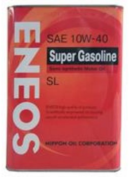 Масло моторное полусинтетическое "SUPER GASOLINE SL 10W-40", 4л