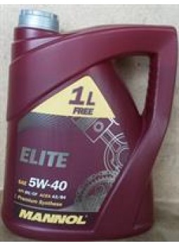 Масло моторное синтетическое "ELITE 5W-40", 5л