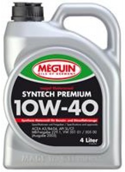 Масло моторное полусинтетическое "Megol Synt Premium 10W-40", 4л