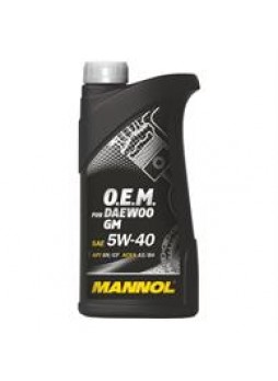 Масло моторное синтетическое "7711 O.E.M. for Daewoo GM 5W-40", 1л