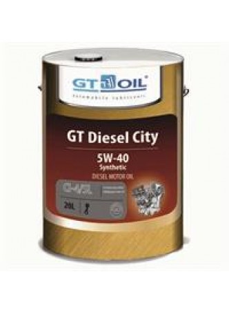 Масло моторное синтетическое GT Diesel City 5W-40, 20л оптом