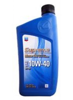 Масло моторное полусинтетическое "Supreme Motor Oil 10W-40", 0.946л